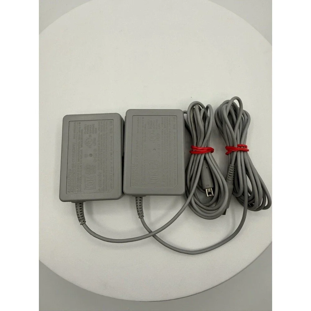 Nintendo 3DS 2DS DSi Charger OEM Official Cable Cord WAP-002 Lot of 2